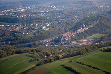 Vue aérienne de Hombourg-Haut dans le département Moselle, France