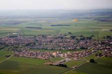 Vue aérienne de Villers-la-Montagne dans le département Meurthe et Moselle, France