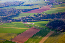 Vue aérienne de Cutry dans le département Meurthe et Moselle, France