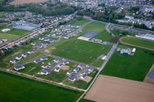 Vue aérienne de La Moncelle dans le département Ardennes, France