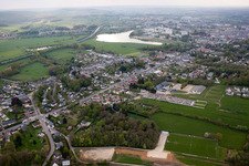 Vue aérienne de Balan dans le département Ardennes, France