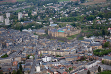 Photographie aérienne de Sedan dans le département Ardennes, France