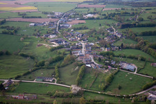 Vue aérienne de Saint-Algis dans le département Aisne, France