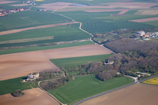 Vue aérienne de Bunker Batterie Todt en Nord-Pas-de-Calais Picardie à Audinghen dans le département Pas de Calais, France