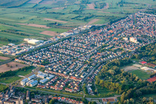 Photographie aérienne de Quartier Mörsch in Rheinstetten dans le département Bade-Wurtemberg, Allemagne