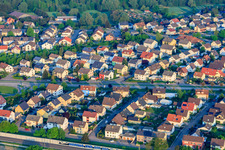 Vue aérienne de Kolpingstraße Hebelstr à Bietigheim dans le département Bade-Wurtemberg, Allemagne