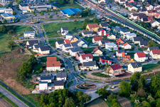 Vue aérienne de Quartier Schneidergarten à Bietigheim dans le département Bade-Wurtemberg, Allemagne