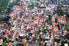Vue oblique de Quartier Nußdorf in Landau in der Pfalz dans le département Rhénanie-Palatinat, Allemagne
