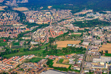 Vue aérienne de Mausbergweg, Viehtriftstr à Speyer dans le département Rhénanie-Palatinat, Allemagne