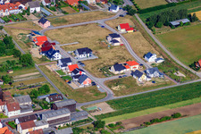 Vue d'oiseau de Nouvelle zone de développement à Tabakfeld à Hatzenbühl dans le département Rhénanie-Palatinat, Allemagne