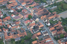 Erlenbach bei Kandel dans le département Rhénanie-Palatinat, Allemagne vue d'en haut