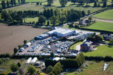 Vue aérienne de Garage Edwards Hyundai Baynhall, 19 Main Road, Kempsey, Worcestershire à Draycott dans le département Angleterre, Grande Bretagne