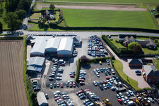 Vue aérienne de Garage Edwards Hyundai Baynhall, 19 Main Road, Kempsey, Worcestershire à Draycott dans le département Angleterre, Grande Bretagne