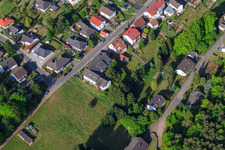 Vue aérienne de Haardtstrasse inférieure 57 + 59 à Eppenbrunn dans le département Rhénanie-Palatinat, Allemagne