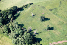 Vue aérienne de Ripple dans le département Angleterre, Grande Bretagne