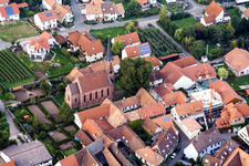 Birkweiler dans le département Rhénanie-Palatinat, Allemagne d'en haut