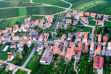 Ranschbach dans le département Rhénanie-Palatinat, Allemagne depuis l'avion