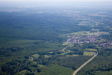Scheibenhardt dans le département Rhénanie-Palatinat, Allemagne d'un drone