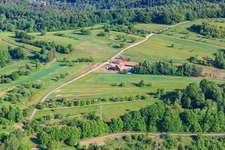 Vue aérienne de Bergstr. à Eppenbrunn dans le département Rhénanie-Palatinat, Allemagne