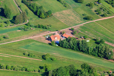 Vue aérienne de Bergstr. à Eppenbrunn dans le département Rhénanie-Palatinat, Allemagne