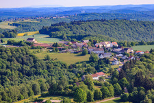 Vue aérienne de Hochstellerhof à Trulben dans le département Rhénanie-Palatinat, Allemagne