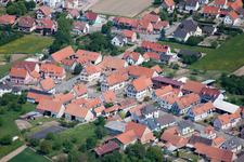 Schleithal dans le département Bas Rhin, France hors des airs