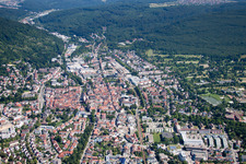 Vue aérienne de Ettlingen dans le département Bade-Wurtemberg, Allemagne