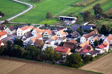 Vue oblique de Sarrestr à Kandel dans le département Rhénanie-Palatinat, Allemagne
