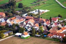 Saarstraße à Kandel dans le département Rhénanie-Palatinat, Allemagne vu d'un drone