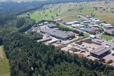 Sites de production de corthum Nordschwarzwald GmbH - corthum Erdenwerk à le quartier Pfaffenrot in Marxzell dans le département Bade-Wurtemberg, Allemagne d'en haut