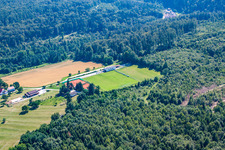 Quartier Langenalb in Straubenhardt dans le département Bade-Wurtemberg, Allemagne hors des airs