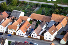 Vue d'oiseau de Saarstraße à Kandel dans le département Rhénanie-Palatinat, Allemagne