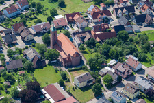 Vue aérienne de Quartier Pfaffenrot in Marxzell dans le département Bade-Wurtemberg, Allemagne