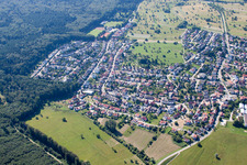 Quartier Schöllbronn in Ettlingen dans le département Bade-Wurtemberg, Allemagne depuis l'avion