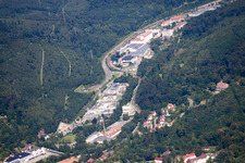 Ettlingen dans le département Bade-Wurtemberg, Allemagne d'en haut