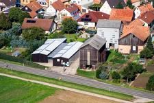 Vue oblique de Brehmstr à le quartier Minderslachen in Kandel dans le département Rhénanie-Palatinat, Allemagne