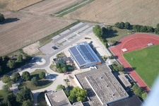 Vue aérienne de IGS Rheinzabern à Rheinzabern dans le département Rhénanie-Palatinat, Allemagne