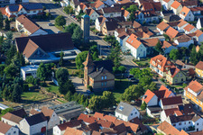 L'hôtel de ville à Jockgrim dans le département Rhénanie-Palatinat, Allemagne d'en haut