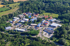 Vue aérienne de Zone commerciale SW à Jockgrim dans le département Rhénanie-Palatinat, Allemagne