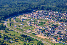 Image drone de Nouvelle zone de développement de Vogelring à Jockgrim dans le département Rhénanie-Palatinat, Allemagne