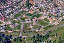 Photographie aérienne de Nouvelle zone de développement de Vogelring à Jockgrim dans le département Rhénanie-Palatinat, Allemagne