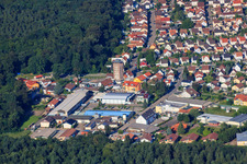 Gratte-ciel Ludovici à Jockgrim dans le département Rhénanie-Palatinat, Allemagne d'en haut