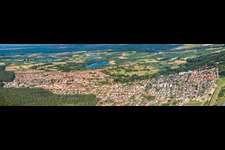 Photographie aérienne de Panorama à Jockgrim dans le département Rhénanie-Palatinat, Allemagne
