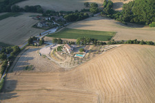 San Martino dei Muri dans le département Les Marches, Italie d'en haut