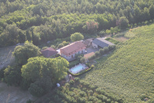 Isola di Fano dans le département Les Marches, Italie vue d'en haut