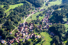 Vue oblique de Bobenthal dans le département Rhénanie-Palatinat, Allemagne