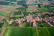 Photographie aérienne de Schweighofen dans le département Rhénanie-Palatinat, Allemagne