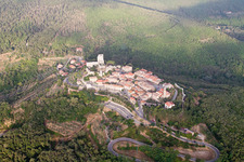 Civitella in Val di Chiana dans le département Arezzo, Italie d'en haut