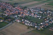 Quartier Hayna in Herxheim bei Landau dans le département Rhénanie-Palatinat, Allemagne vue d'en haut