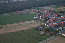 Quartier Hayna in Herxheim bei Landau dans le département Rhénanie-Palatinat, Allemagne d'en haut